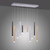 Paul Neuhaus PURE-GEMIN Hanglamp LED Aluminium, Zwart, 10-lichts