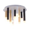 Paul Neuhaus PURE-GEMIN Plafondlamp LED Aluminium, Zwart, 12-lichts