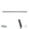 Paul Neuhaus PURE-LINES Plafondlamp LED Antraciet, 1-licht, Afstandsbediening