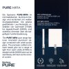 Paul Neuhaus PURE-MIRA Plafondlamp LED Aluminium, 4-lichts, Afstandsbediening