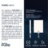 Paul Neuhaus PURE-MIRA Plafondlamp LED Aluminium, 6-lichts, Afstandsbediening