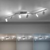 Paul Neuhaus PURE-MIRA Plafondlamp LED Aluminium, 6-lichts, Afstandsbediening