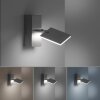 Paul Neuhaus PURE-MIRA Muurlamp LED Aluminium, 1-licht, Afstandsbediening