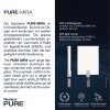 Paul Neuhaus PURE-MIRA Plafondlamp LED Zwart, 4-lichts, Afstandsbediening