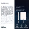 Paul Neuhaus PURE-MIRA Muurlamp LED Zwart, 2-lichts, Afstandsbediening