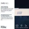 Paul Neuhaus PURE-NEO Plafondlamp LED Aluminium, 3-lichts, Afstandsbediening