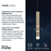 Paul Neuhaus PURE-VEGA Hanglamp LED Messing, 3-lichts