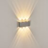 Morenos Buiten muurverlichting LED Zilver, Wit, 6-lichts