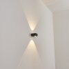 Curvel Buiten muurverlichting LED Zwart, 2-lichts