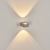 Curvel Buiten muurverlichting LED Zilver, 2-lichts