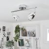 Morges Plafondlamp LED Chroom, 2-lichts