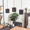 Tallaboa Hanglamp Zwart, 3-lichts