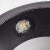 Azervadinha Buiten muurverlichting LED Zwart, 1-licht