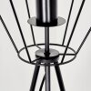 Bardhaman Staande lamp Zwart, 1-licht