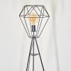 Bardhaman Staande lamp Zwart, 1-licht