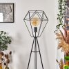 Bardhaman Staande lamp Zwart, 1-licht