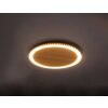 Luce Design MOON Muurlamp LED Bruin, houtlook, Zwart, 1-licht