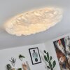 Messejana Plafondlamp LED Wit, 1-licht, Afstandsbediening, Kleurwisselaar