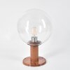 Bubodefo Sokkellamp Bruin, houtlook, 1-licht