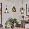 Aveloso Hanglamp Zwart, 3-lichts