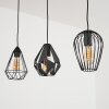 Aveloso Hanglamp Zwart, 3-lichts