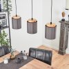 Chiuvi Hanglamp Natuurlijke kleuren, Zwart, 3-lichts