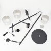Gafa Staande lamp Zwart, 3-lichts