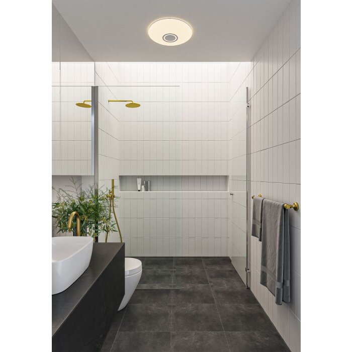 Nordlux DJAYSMART Plafondpaneel LED Wit, 1-licht, Kleurwisselaar