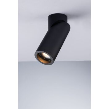 Luce-Design GENESIS-R6 Plafondlamp Zwart, 1-licht