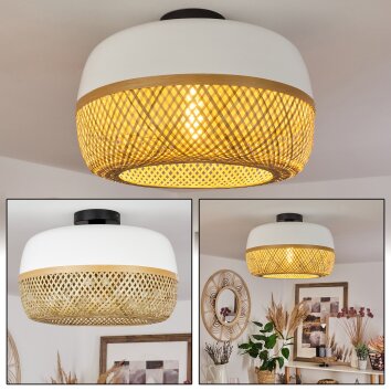 Isisford Plafondlamp Zwart, 1-licht