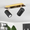 Zuoz Plafondlamp Goud, 2-lichts