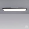 Leuchten-Direkt FLAT Plafondlamp LED Zwart, 1-licht