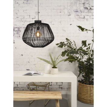 Good & Mojo MADAGASCAR Hanger Zwart, 1-licht