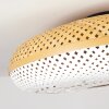 Pucapa Plafondlamp Natuurlijke kleuren, Wit, 1-licht