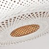 Pucapa Plafondlamp Natuurlijke kleuren, Wit, 1-licht