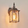 Talca Buiten muurverlichting Zwart, Zilver, 1-licht