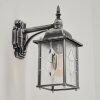 Talca Buiten muurverlichting Zwart, Zilver, 1-licht