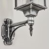 Talca Buiten muurverlichting Zwart, Zilver, 1-licht