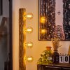Canedo Staande lamp Natuurlijke kleuren, Zwart, 4-lichts