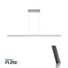 Paul-Neuhaus PURE-COSMO Hanglamp LED Aluminium, 15-lichts, Afstandsbediening