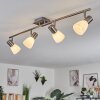 Villaseca Plafondlamp LED Nikkel mat, 4-lichts