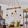 Mechaico Hanglamp Natuurlijke kleuren, Zwart, 4-lichts