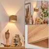 Polcura Muurlamp Hout licht, 1-licht