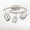 Autilla Plafondlamp LED Nikkel mat, Wit, 3-lichts