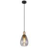 Globo FANNI Hanger Messing, Zwart, 1-licht