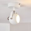 Gadmen Plafondlamp Chroom, Wit, 1-licht