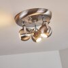 Gadmen Plafondlamp Nikkel mat, 3-lichts