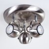Gadmen Plafondlamp Nikkel mat, 3-lichts