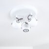 Gadmen Plafondlamp Wit, 3-lichts