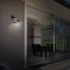 Brilliant Matfen Buiten muurverlichting LED Zwart, 1-licht